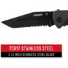 image:imageCoast DX330 DOUBLE LOCK Folding Knife 325Inch Blade Black