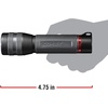 image:imageCoast GX20 1200 Lumen Waterproof AlkalineDual Power LED Flashlight with Twist Focus AntiRoll Cap and Textured Handle  Compatible with 4 x AAA Batteries Included or ZX750 Rechargeable BatteryGX20