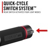 image:imageCoast GX20 1200 Lumen Waterproof AlkalineDual Power LED Flashlight with Twist Focus AntiRoll Cap and Textured Handle  Compatible with 4 x AAA Batteries Included or ZX750 Rechargeable BatteryGX20