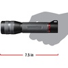 image:imageCoast GX30 2300 Lumen Waterproof Alkaline and Rechargeable Dual Power LED Flashlight with Twist Focus AntiRoll Cap and Textured Handle 6 x AA Batteries Included length 85 inches
