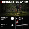 image:imageCoast GX30 2300 Lumen Waterproof Alkaline and Rechargeable Dual Power LED Flashlight with Twist Focus AntiRoll Cap and Textured Handle 6 x AA Batteries Included length 85 inches