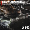 image:imageCoast GX30 2300 Lumen Waterproof Alkaline and Rechargeable Dual Power LED Flashlight with Twist Focus AntiRoll Cap and Textured Handle 6 x AA Batteries Included length 85 inches