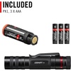 image:imageCoast PX1 565 Lumen Pure Beam Focusing LED Flashlight with Twist Focus and Adjustable Pocket Clip