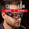 image:imageCoast SPG500 Rechargeable Lighted LED Safety Glasses TiltandTwist Optic ANSI Z87 Standards 2 Scratch Resistant Lenses Clear Yellow Included UV Protection Protective Carrying Case Included