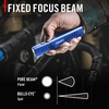 image:imageCoast Slayer 1150 Lumen USBC Rechargeable LED Flashlight with SpotFlood Memory Mode and Pocket Clip SilverBlue