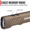 image:imageCoast Slayer 1150 Lumen USBC Rechargeable LED Flashlight with SpotFlood Memory Mode and Pocket Clip SilverDune