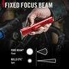 image:imageCoast Slayer 1150 Lumen USBC Rechargeable LED Flashlight with SpotFlood Memory Mode and Pocket Clip SilverRed