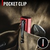 image:imageCoast Slayer 1150 Lumen USBC Rechargeable LED Flashlight with SpotFlood Memory Mode and Pocket Clip SilverRed