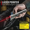 image:imageCoast Slayer Laser 1000 Lumen USBC Rechargeable LED Flashlight with Pocket Clip  Class IIIA 5 mW Laser 650 nm Wavelength