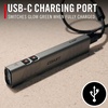 image:imageCoast Slayer RED 1000 Lumen USBC Rechargeable LED Flashlight with Red Mode SpotFlood Memory Mode and Pocket Clip