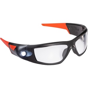image:imageCoast SPG500 Rechargeable Lighted LED Safety Glasses TiltandTwist Optic ANSI Z87 Standards 2 Scratch Resistant Lenses Clear Yellow Included UV Protection Protective Carrying Case Included
