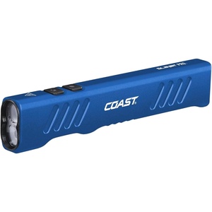 image:imageCoast Slayer 1150 Lumen USBC Rechargeable LED Flashlight with SpotFlood Memory Mode and Pocket Clip SilverBlue