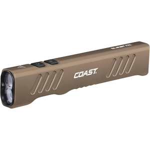 image:imageCoast Slayer 1150 Lumen USBC Rechargeable LED Flashlight with SpotFlood Memory Mode and Pocket Clip SilverDune