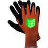 image:imageCoast SG400 High Visibility Nitrile Safety Gloves ANSI Cut Level A3 Touchscreen Compatible Breathable Orange ExtraLarge