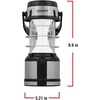 image:imageCOAST EAL17 580 Lumen LED Emergency Area Light 4 Light Modes50 Hour Runtime  Dual Color  4 x D
