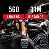 image:imageCoast RL10 560 Lumen Dual Color LED Headlamp with Flood and Spot Beams Variable Light Control COB Alkaline Dual Power NonSlip Band 3 x AAA Included