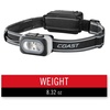 image:imageCoast RL20R 1000 Lumen TriColor LED Rerchargeable Headlamp with Flood and Spot Beams Variable Light Control Fixed Focus UltraStrap RedGreen Modes