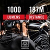 image:imageCoast RL20R 1000 Lumen TriColor LED Rerchargeable Headlamp with Flood and Spot Beams Variable Light Control Fixed Focus UltraStrap RedGreen Modes