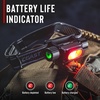 image:imageCoast WPH30R 1500 Lumen Waterproof Ultra Bright IP68 USB RechargeableDual Power Headlamp 5 Modes with Spot and Flood Beams BlueBlackFlashlight