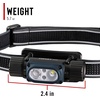 image:imageCoast WPH30R 1500 Lumen Waterproof Ultra Bright IP68 USB RechargeableDual Power Headlamp 5 Modes with Spot and Flood Beams BlueBlackFlashlight