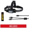 image:imageCoast WPH34R 2000 Lumen Waterproof Ultra Bright IP68 USB RechargeableDual Power Headlamp 6 Modes with Spot and Flood Beams BlueBlackBlackBlue
