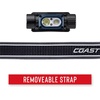 image:imageCoast WPH34R 2000 Lumen Waterproof Ultra Bright IP68 USB RechargeableDual Power Headlamp 6 Modes with Spot and Flood Beams BlueBlackBlackBlue