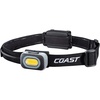 image:imageCoast RL10 560 Lumen Dual Color LED Headlamp with Flood and Spot Beams Variable Light Control COB Alkaline Dual Power NonSlip Band 3 x AAA Included