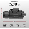 image:imageCoast PTX30R 500 Lumen USBC Rechargeable LED Tactical Weapon Light with ToolFree UniversalPicatinny Mounting System and Spot Beam  IP54 Rating