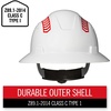 image:imageCoast SH300 Full Brim Safety Hard Hat1 Count Pack of 2