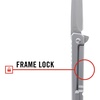 image:imageCOAST Founders Collection LX530 ORIGIN Gentlemans EDC Folding Pocketknife Flip Tab Frame Lock Pocket Clip StainlessSteel SilverKnife