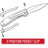 image:imageCoast FDX302 DOUBLE LOCK Folding Knife with 3 Stainless Steel Blade