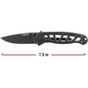 image:imageCoast FDX302 DOUBLE LOCK Folding Knife with 3 Stainless Steel Blade