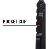 image:imageCoast Founders Collection ORIGIN EDC LX532 Folding Pocketknife Flipper Tab Frame Lock Pocket Clip StainlessSteel BlackBLACK