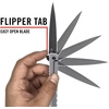 image:imageCoast Founders Collection ORIGIN EDC LX532 Folding Pocketknife Flipper Tab Frame Lock Pocket Clip StainlessSteel BlackSTAINLESS