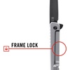 image:imageCoast Founders Collection ORIGIN EDC LX532 Folding Pocketknife Flipper Tab Frame Lock Pocket Clip StainlessSteel BlackSTAINLESS