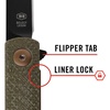 image:imageCoast Founders Collection SELECT Gentlemans EDC Folding Pocketknife Tanto BladeDark Green
