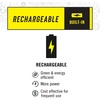 image:imageCoast KL20R 380 Lumen EDC Rechargeable Lightweight LED Keychain Flashlight Black