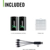 image:imageCoast ZX CR123 USBC Rechargeable Batteries ZITHIONX Lithium Ion 15v 1100 mAh Long Lasting Charges Under 3 Hours Charging Cable Included for Tools and Devices  2 Batteries