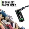 image:imageCoast ZX CR123 USBC Rechargeable Batteries ZITHIONX Lithium Ion 15v 1100 mAh Long Lasting Charges Under 3 Hours Charging Cable Included for Tools and Devices  2 Batteries