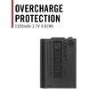 image:imageCoast ZX360 LithiumIon Rechargeable Battery with Battery Charge Indicator and Overcharge Protection USBC ONLY Compatible FLX25R and FLX27R Headlamps