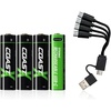 AA USB-C  4-Pack