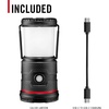 image:imageCOAST EAL30R 1000 Lumen Rechargeable Emergency Camping Lantern with Warm Day Red amp Red Flashing Mode Foldeable Handle 15 Hours of Runtime