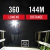 image:imageCOAST HL27 360 Lumen PURE BEAM LED Headlamp with TWIST FOCUS and Variable Light Control Wheel