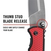 image:imageCOAST SHIFT EDC Replaceable Blade Folding Knife Liner Lock Double Lock Pocket Clip Thumb Studs for Everyday Carry Sheath IncludedShift