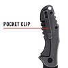 image:imageCoast CONTRA EDC Folding Pocketknife Flip Tab Frame Lock Pocket Clip StainlessSteel Wharncliff Blade