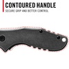 image:imageCoast CONTRA EDC Folding Pocketknife Flip Tab Frame Lock Pocket Clip StainlessSteel Wharncliff Blade