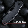 image:imageCoast CONTRA EDC Folding Pocketknife Flip Tab Frame Lock Pocket Clip StainlessSteel Wharncliff Blade