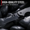 image:imageCoast CONTRA EDC Folding Pocketknife Flip Tab Frame Lock Pocket Clip StainlessSteel Wharncliff Blade