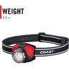 image:imageCoast FL85R 1000 Lumen TriColor WhiteRedGreen Focusing Rechargeable LED Headlamp Builtin Rechargeable BatteryBuiltIn Battery