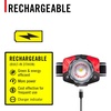 image:imageCoast FL85R 1000 Lumen TriColor WhiteRedGreen Focusing Rechargeable LED Headlamp Builtin Rechargeable BatteryBuiltIn Battery